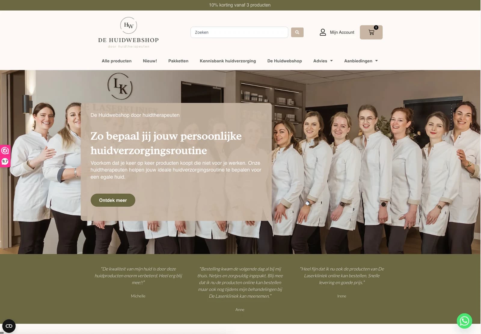 De Huidwebshop — beeld 1